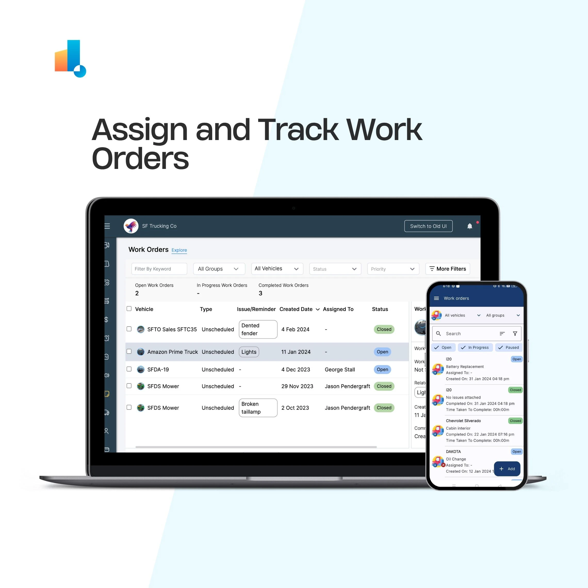 screenshot of Simply Fleet